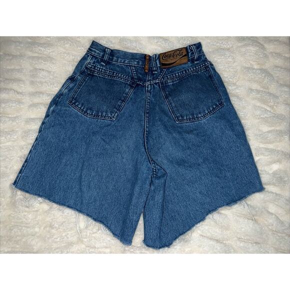 COKE RARE 80s Denim Vintage DENIM Coca Cola Leather patch COKE 80'S RARE JEAN - Picture 2 of 5